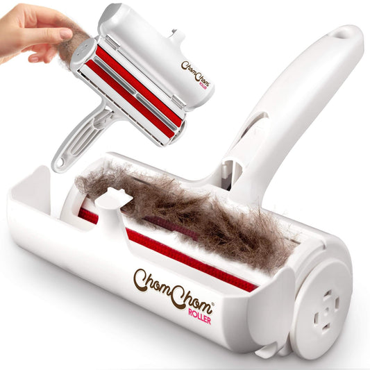 Upgraded Chum Chum Pet Hair Remover Roller, Upgraded Chum Chum 2-in-1 Pet Hair Remover & Grooming Brush