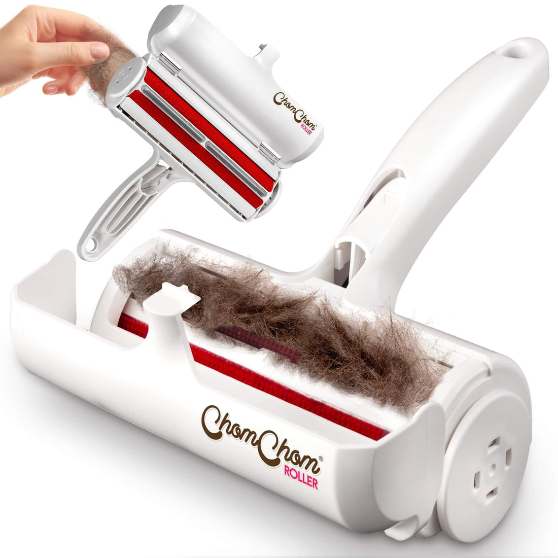Upgraded Chum Chum Pet Hair Remover Roller – Reusable Fur Tool