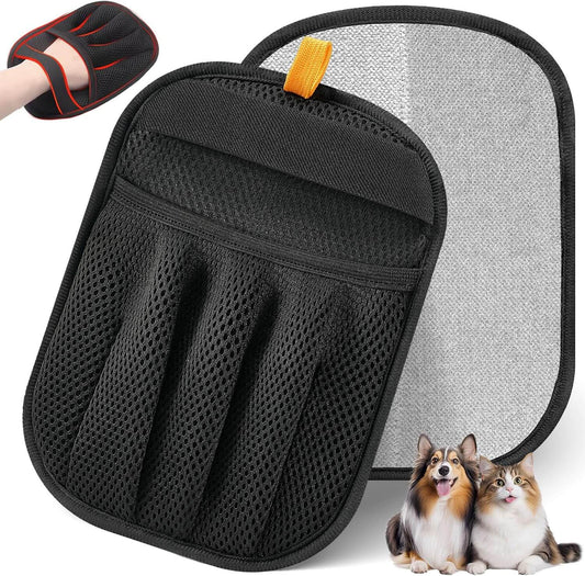 Upgraded Pet Hair Removal Gloves for Dogs & Cats