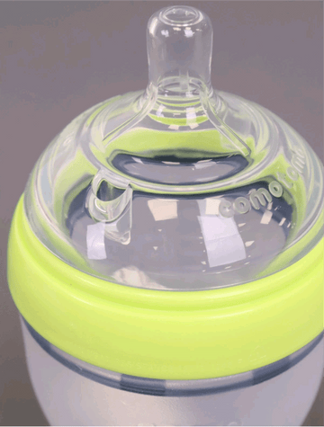 Comotomo Baby Bottle Double Pack Green