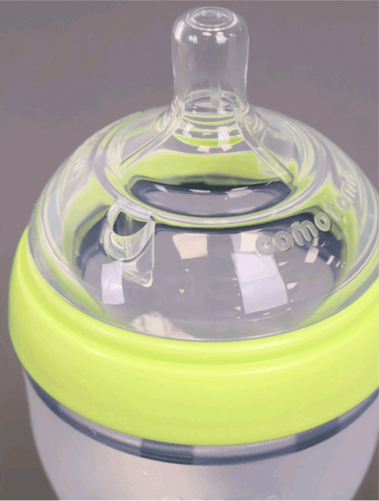 Comotomo Baby Bottle Double Pack Green