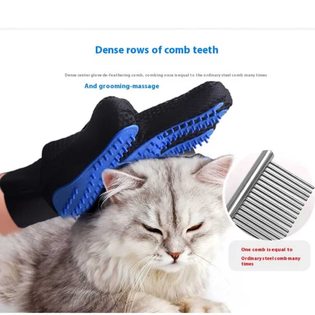 Upgraded Pet Hair Remover Gloves – Gentle Deshedding