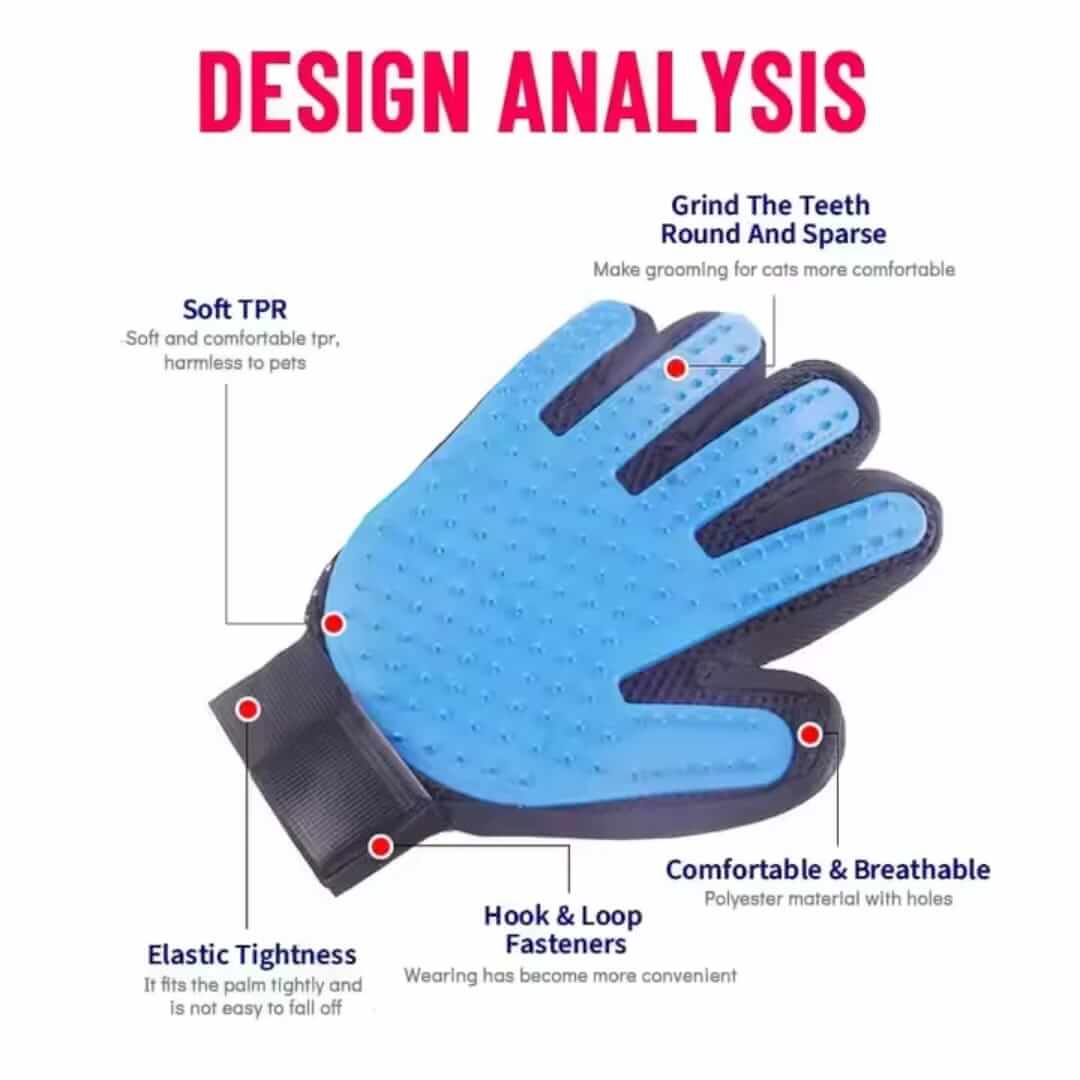 Upgraded Pet Hair Remover Gloves – Gentle Deshedding