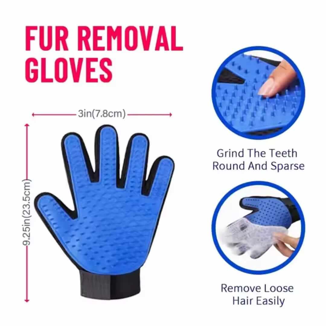 Upgraded Pet Hair Remover Gloves – Gentle Deshedding