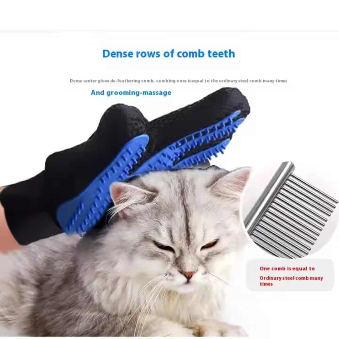 Upgraded Pet Hair Remover Gloves – Gentle Deshedding