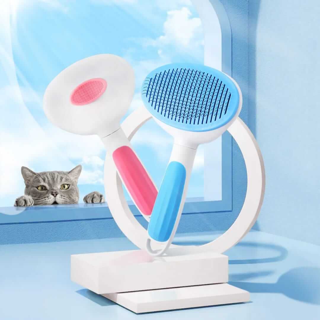Upgraded Pet Grooming Brush for Dogs & Cats