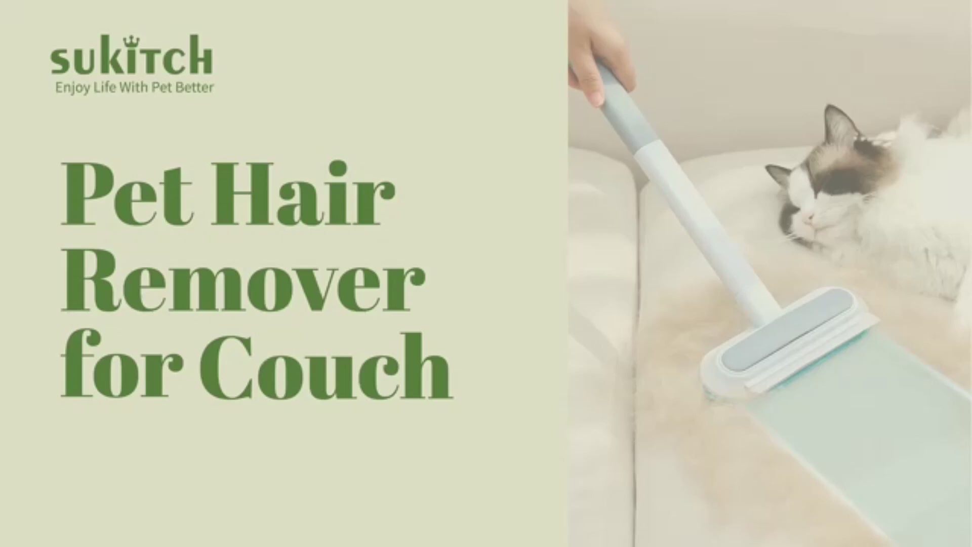 Chum Chum Pet Hair Remover Roller – Reusable Lint Tool